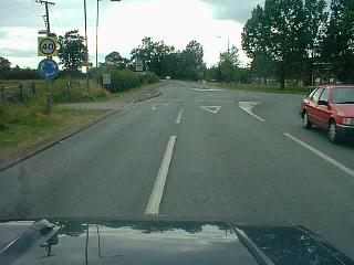 Closer to the junction from east